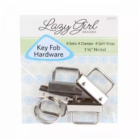 1 1/4" Key Fob Hardware Nickel