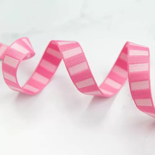 1″ Bold Stripe Web Flamingo/P Pink SSCWEB 14 by Stitch Supply