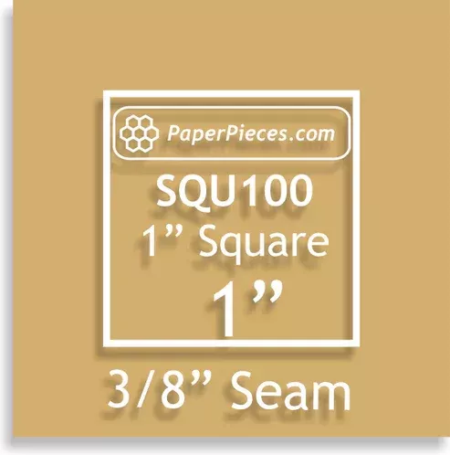 1" Square 3/8" Acrylic Cutting Template