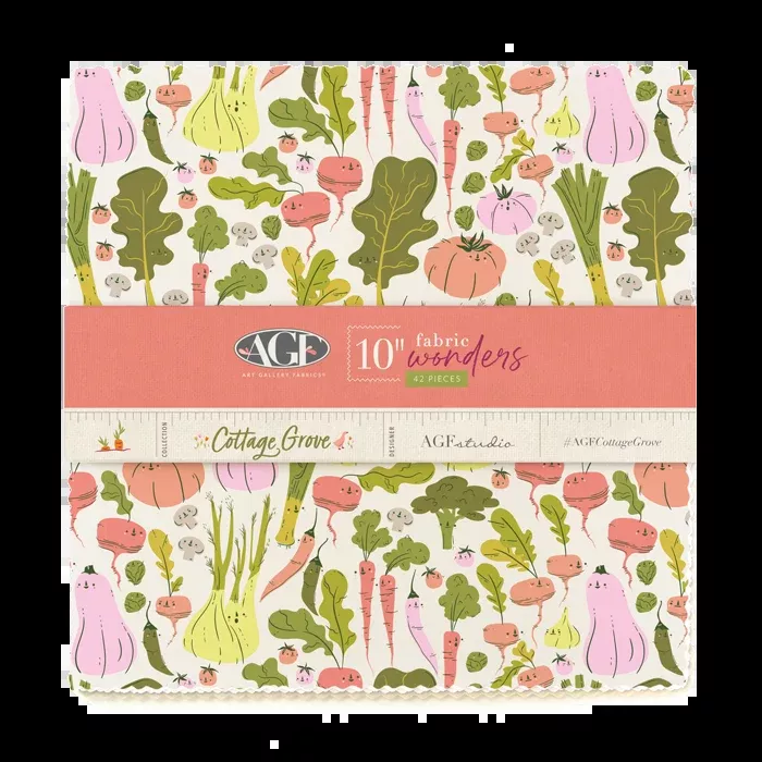 10" Fabric Wondersfrom Cottage Grove by Art Gallery Fabrics- 42- Squares