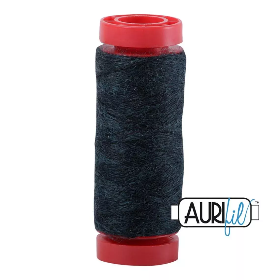 12wt - Aurifil Lana -l 8090 - Dark Green Melange - 50m/54yds