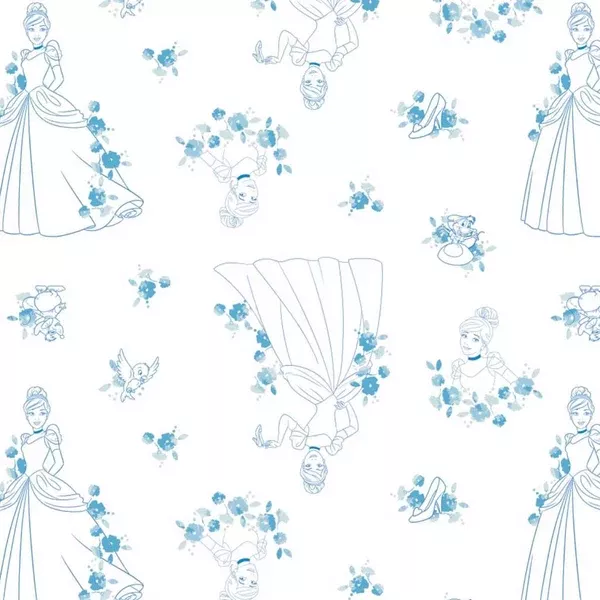 2 Yard PrecutDisney Forever PrincessCinderella Toile