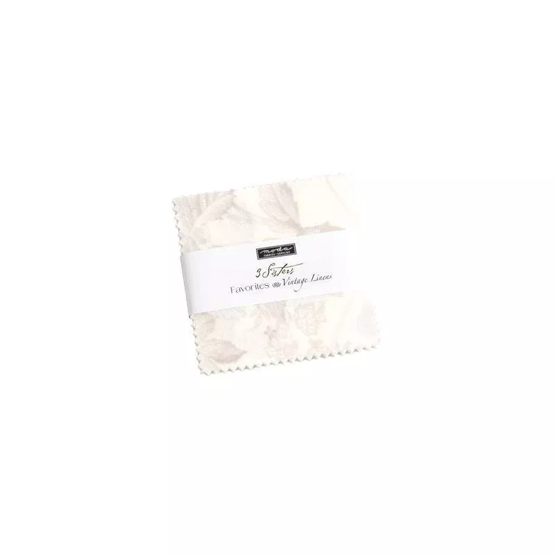 3 Sisters Favorite Vintage Linens Mini Charm 2.5" 44360mc by 3 Sisters for Moda Fabrics bin 29