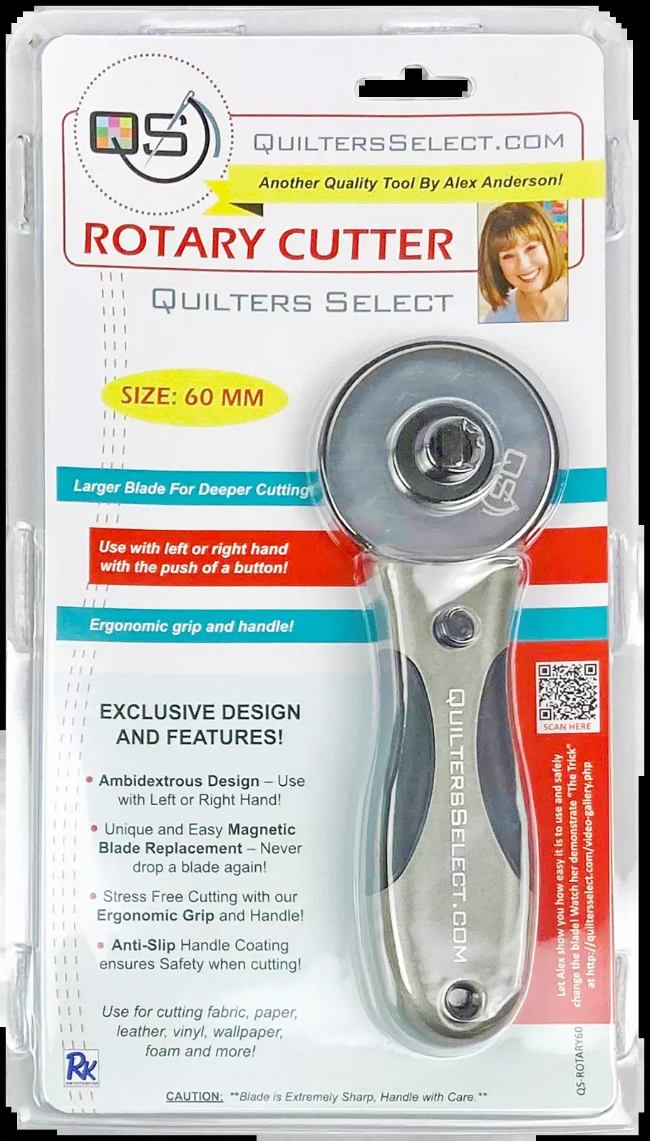 60mm Rotary Cutter by Quilters Select