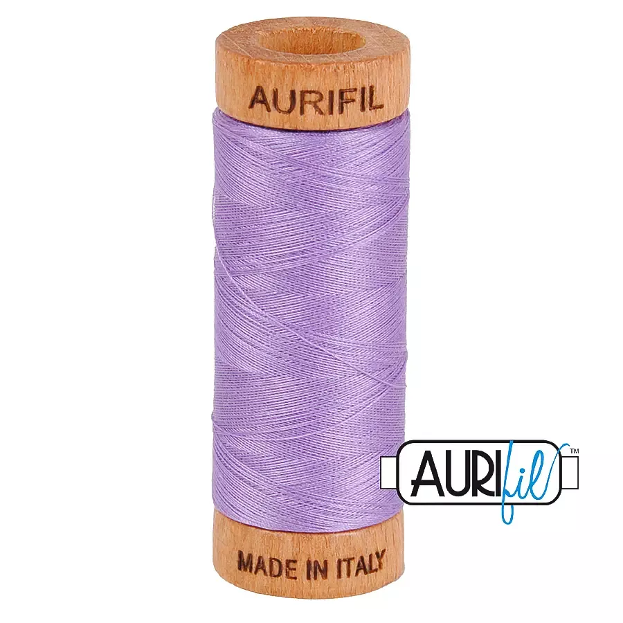 80wt Cotton Thread in 2520 Violet by Aurifil