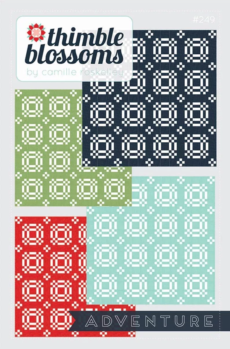 Adventure quilting pattern TBL249by Thimble Blossoms