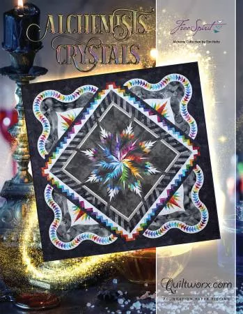 Alchemists Crystals Quilt Pattern by Quiltworx