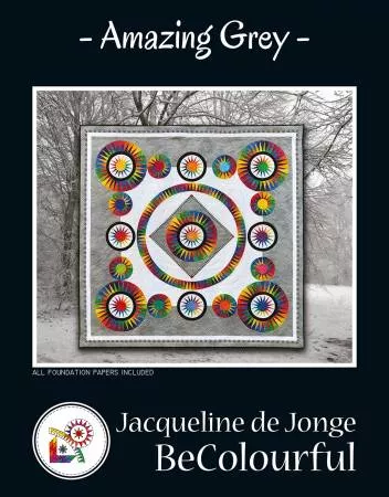 Amazing Grey Quilt Pattern by Jacqueline de Jonge