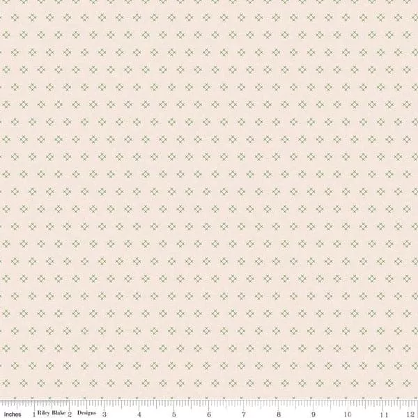 Autumn - Lori Holt for Riley Blake Designs - per yard - Latte Stitch - C14658-LATTE