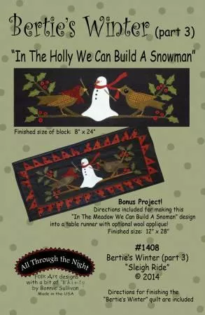 Berties Winter - Part 3 - We Can Build A Snowman - by Bonnie Sullivan