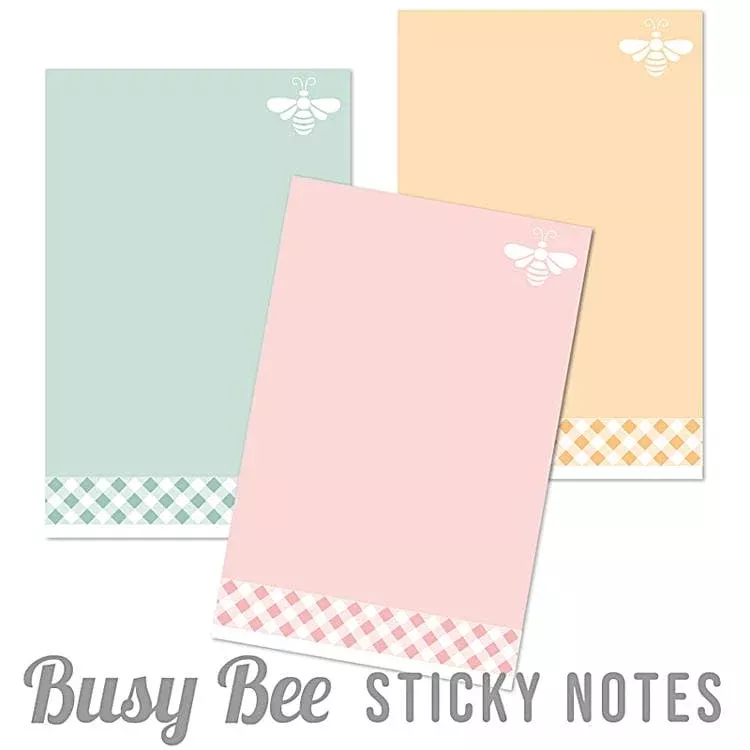 Busy Bee Sticky Notes - by Lori Holt for It's Sew Emma - ISE-789