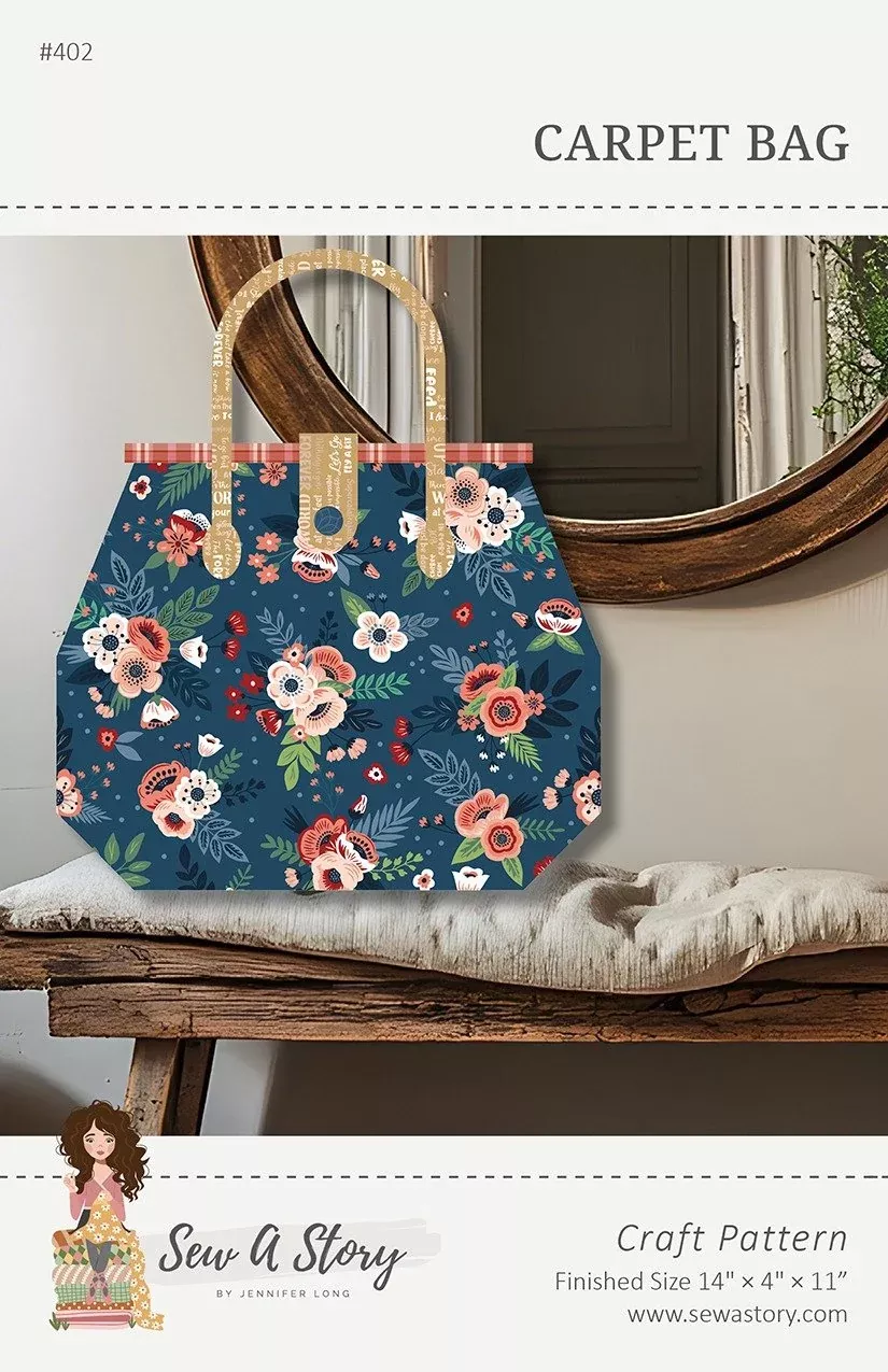 Carpet Bag Pattern by Jennifer Long for Riley Blake