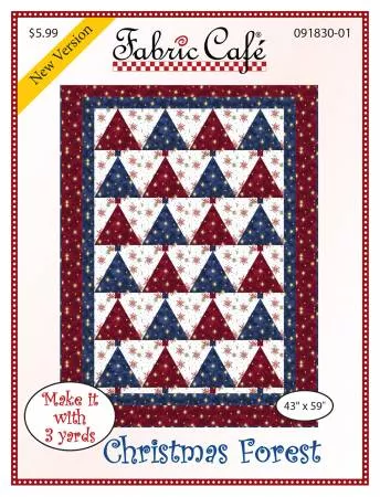 Christmas Forest, Fabric Cafe. Donna Robertson
