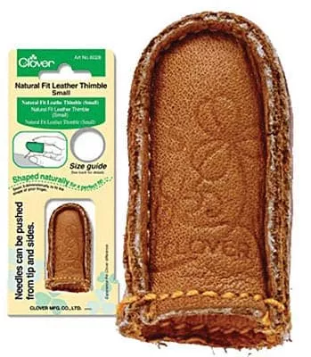 Clover - Natural Fit Leather Thimble SM - Clover Needlecraft - CL6028