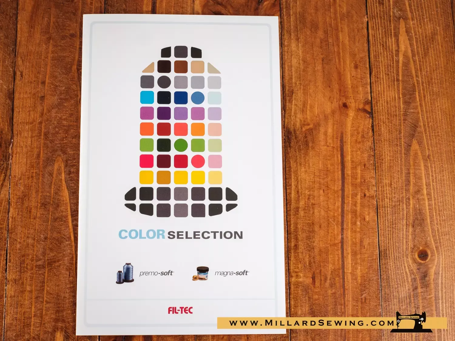 Color Selection Card for Premo Soft Thread by Fil-Tec