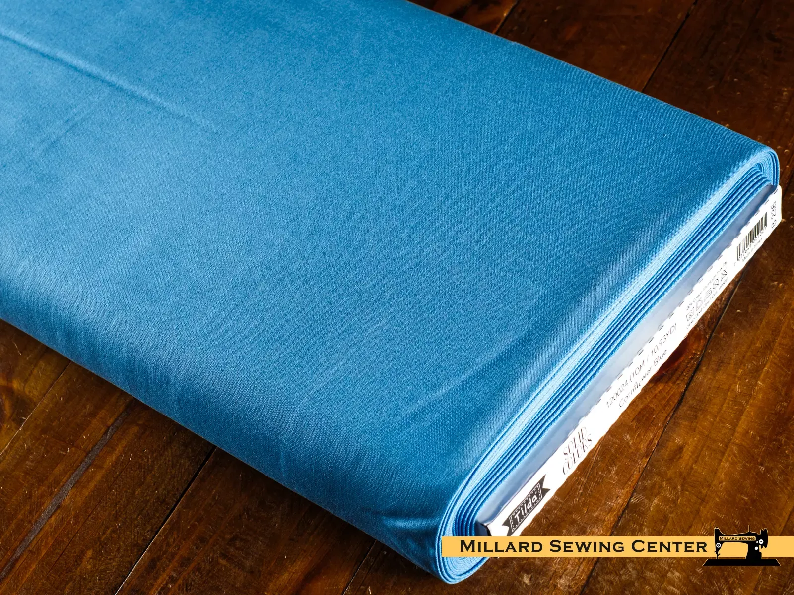 Cotton Fabric, 44″ Wide in Cornflower Blue by Tilda