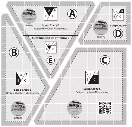 Creative Grids - Scrap Crazy 6 Templates