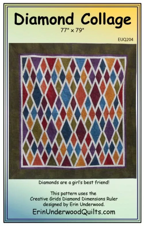 Diamond Collage - Erin Underwood Quilts