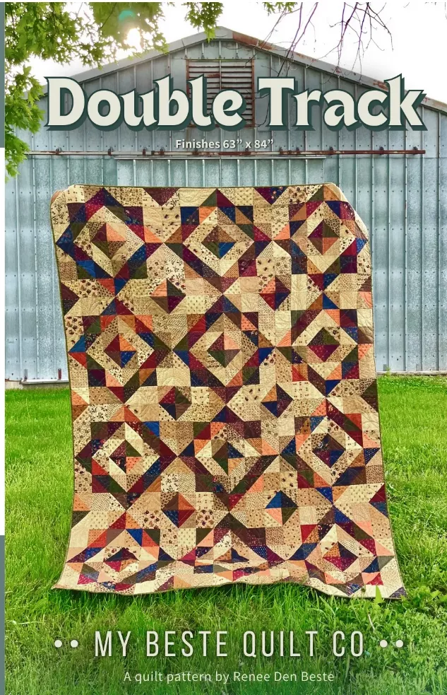 Double Track Quilt Pattern by Renee Den Beste of My Beste Quilt Co