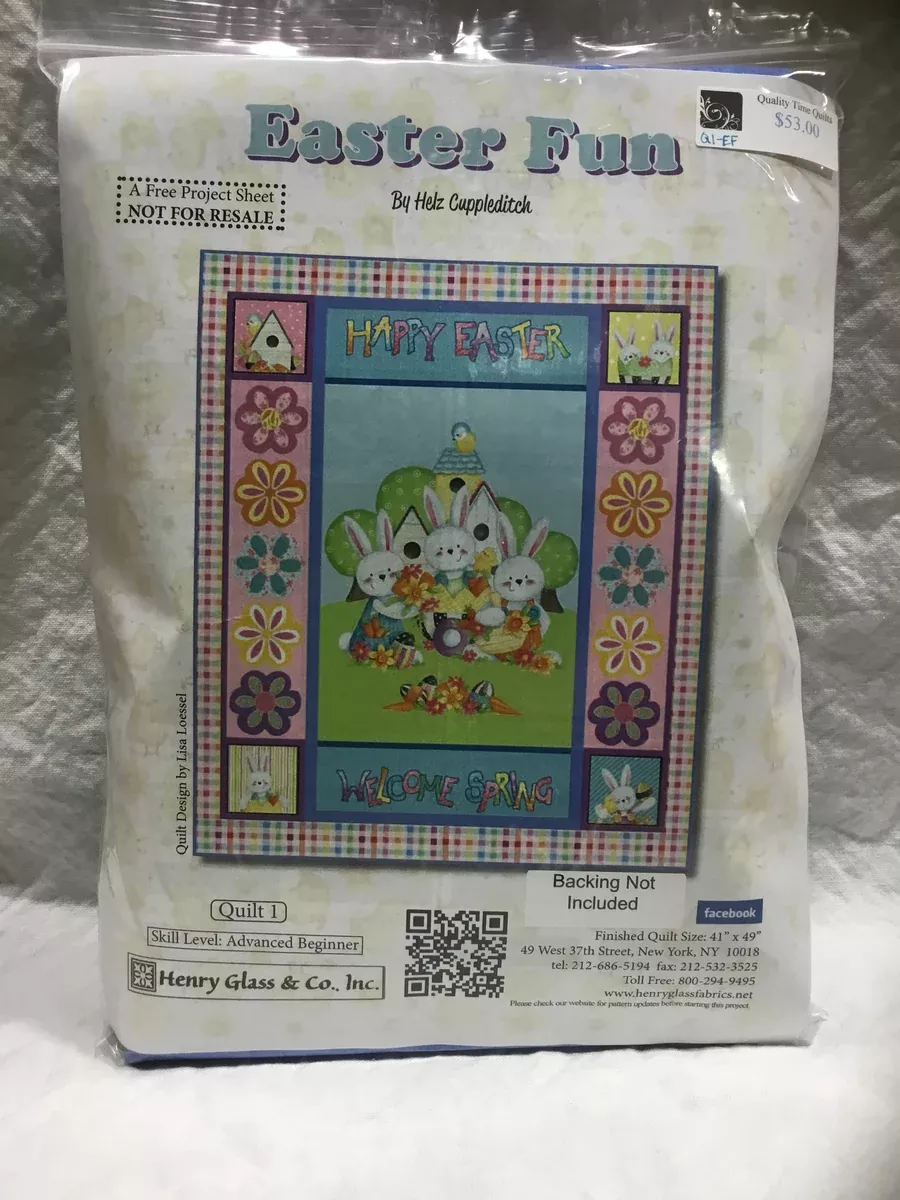 Easter Fun Quilt 1 Quilt Kit