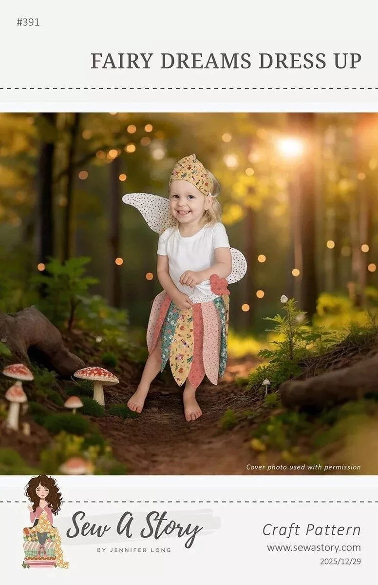 Fairy Dreams Dress Up Pattern by Jennifer Long for Riley Blake