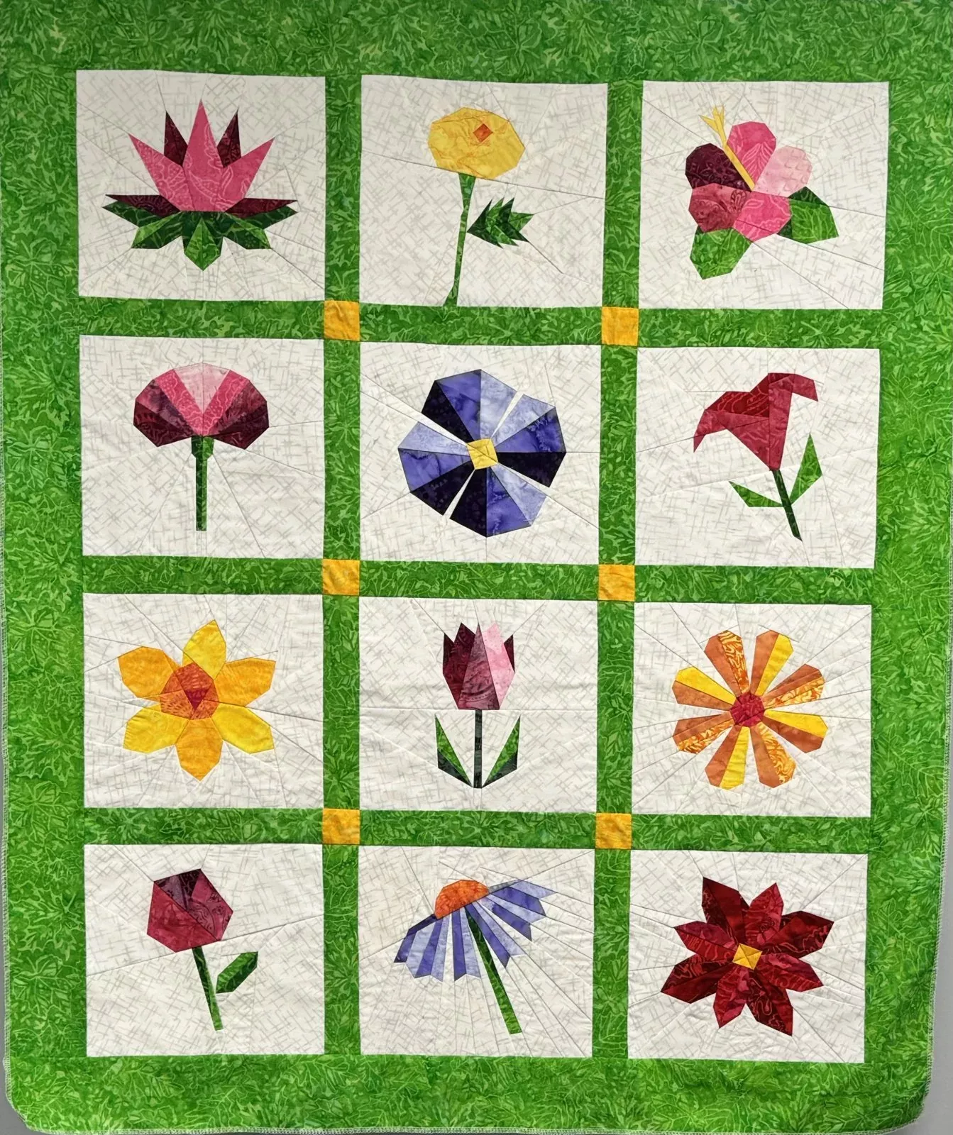 Floral Foundation Paper Piecing and Decorative Stitching Class September 2026