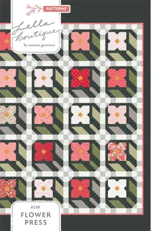 Flower Press Printed Pattern by Vanessa Goertzen for Lella Boutique LB 238