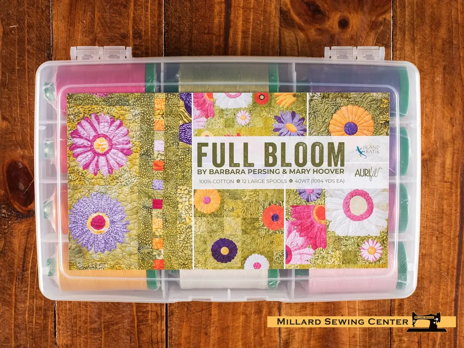 Full Bloom, 40wt Cotton Thread Set by Aurifil