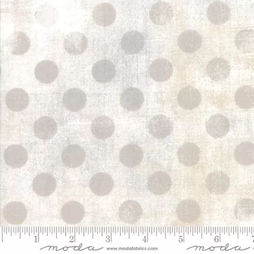 Grunge - per yard - WIDE BACK 108" WIDE - BasicGrey for MODA - Quilting/Sewing Fabric - Hits the Spot White Paper - 11131 - 11