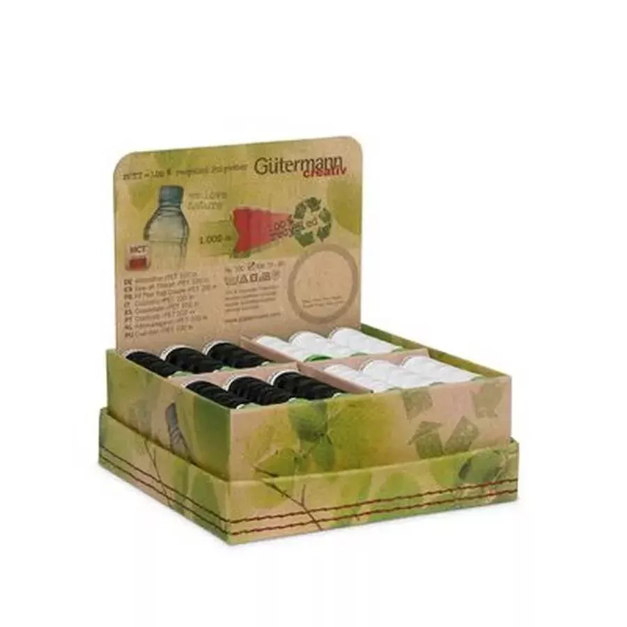Gutermann Sew All Thread 100m Display Box 24 Spools