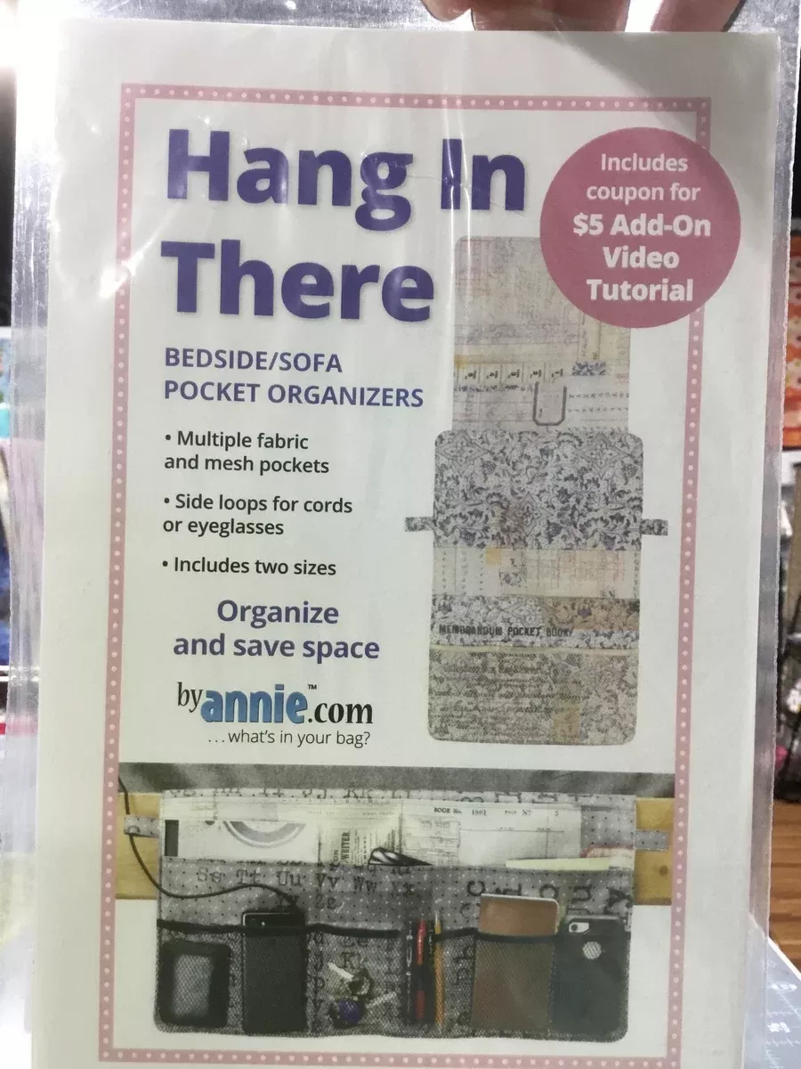 Hang In There - Bedside/Sofa Pocket Organizers Pattern
