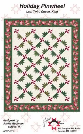 Holiday Pinwheel - by Jackie Robinson, Animas Quilts Publishing