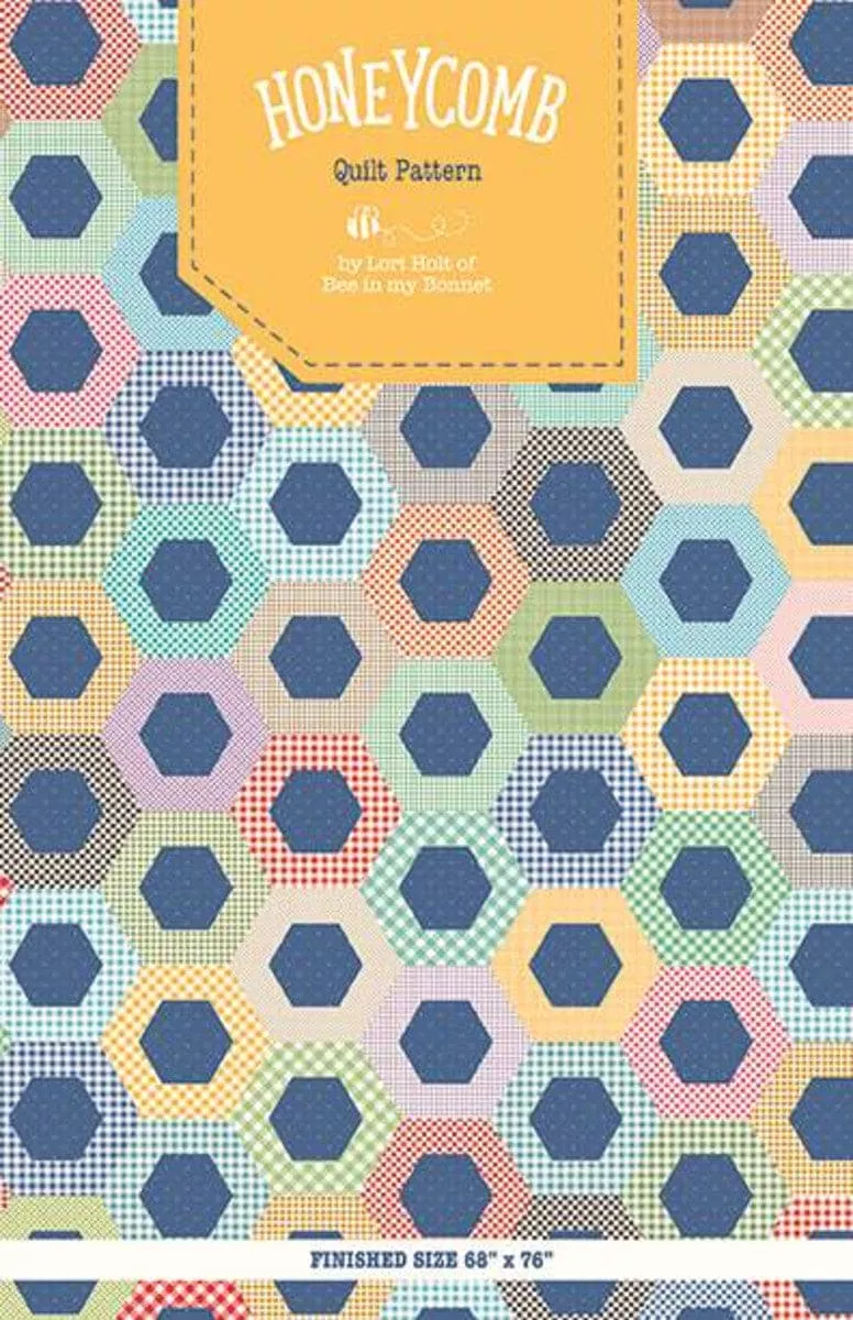 Honeycomb - Quilt PATTERN - Lori Holt for Riley Blake Designs - P120-HONEYCOMB