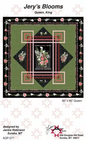 Jery's Blooms, Jackie Robinson, Animas Quilts