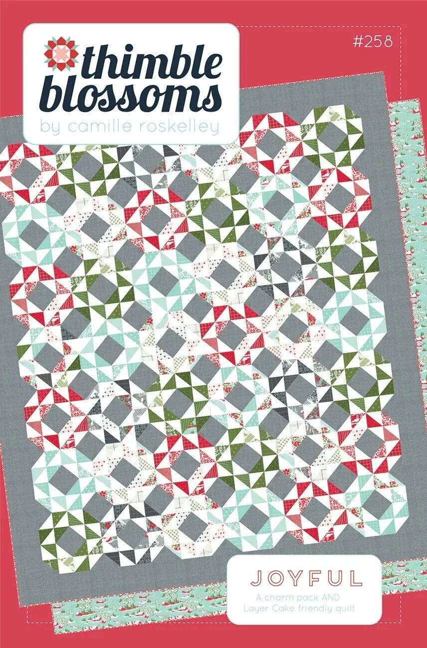 Joyful Pattern Thimble Blossoms 69 x 79TBL258
