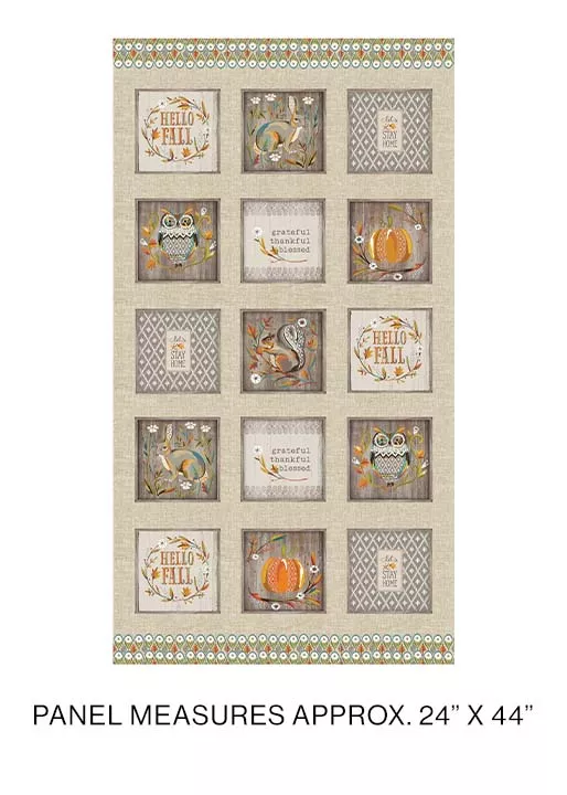 Panel - Benartex - Hello Fall