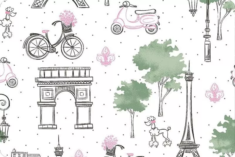 Paris Digital Cuddle - Snow - per yard - by Shannon Fabrics - 58/60" - DCPARIS-SNOW