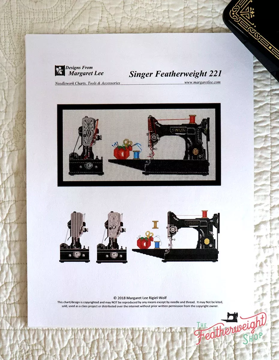 PATTERN, Counted Cross Stitch Singer Featherweight 221 (digital download)