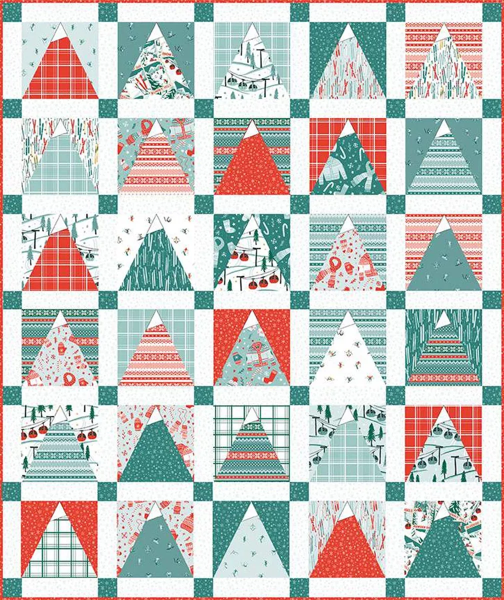 PATTERN, Winter PEAKS Quilt by Frannie B Quilt Co.