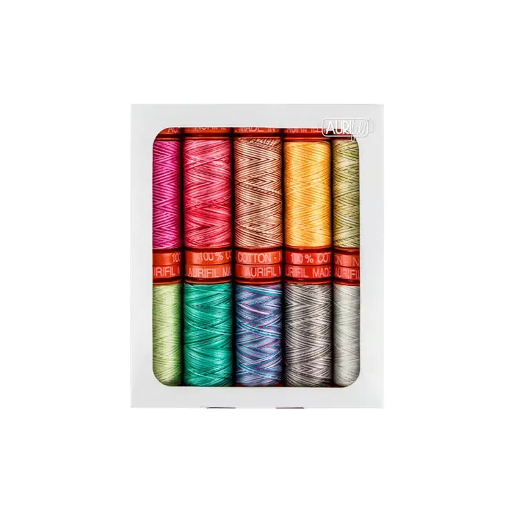 The Premium Collection by Tula Pink, 50wt Cotton Thread Set by Aurifil