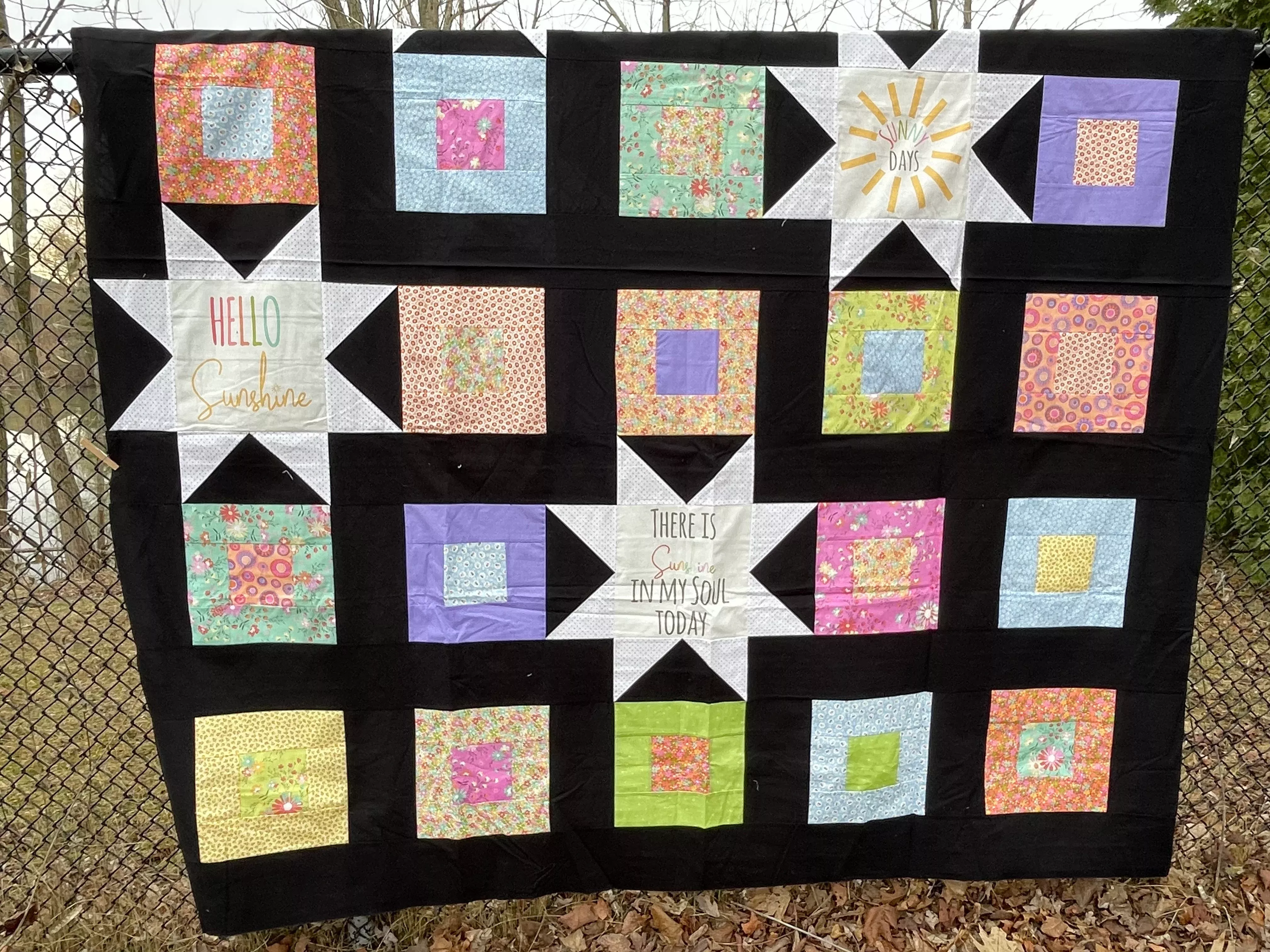 QUILT TOP ONLY - Good Hearted KIT - 80" x 95"