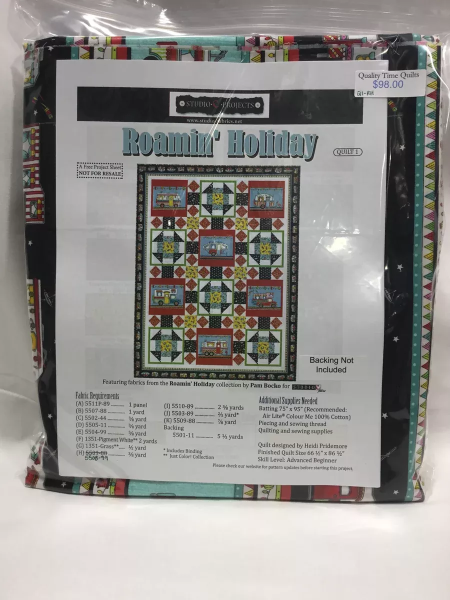 Roamin’ Holiday Quilt 1 Quilt Kit