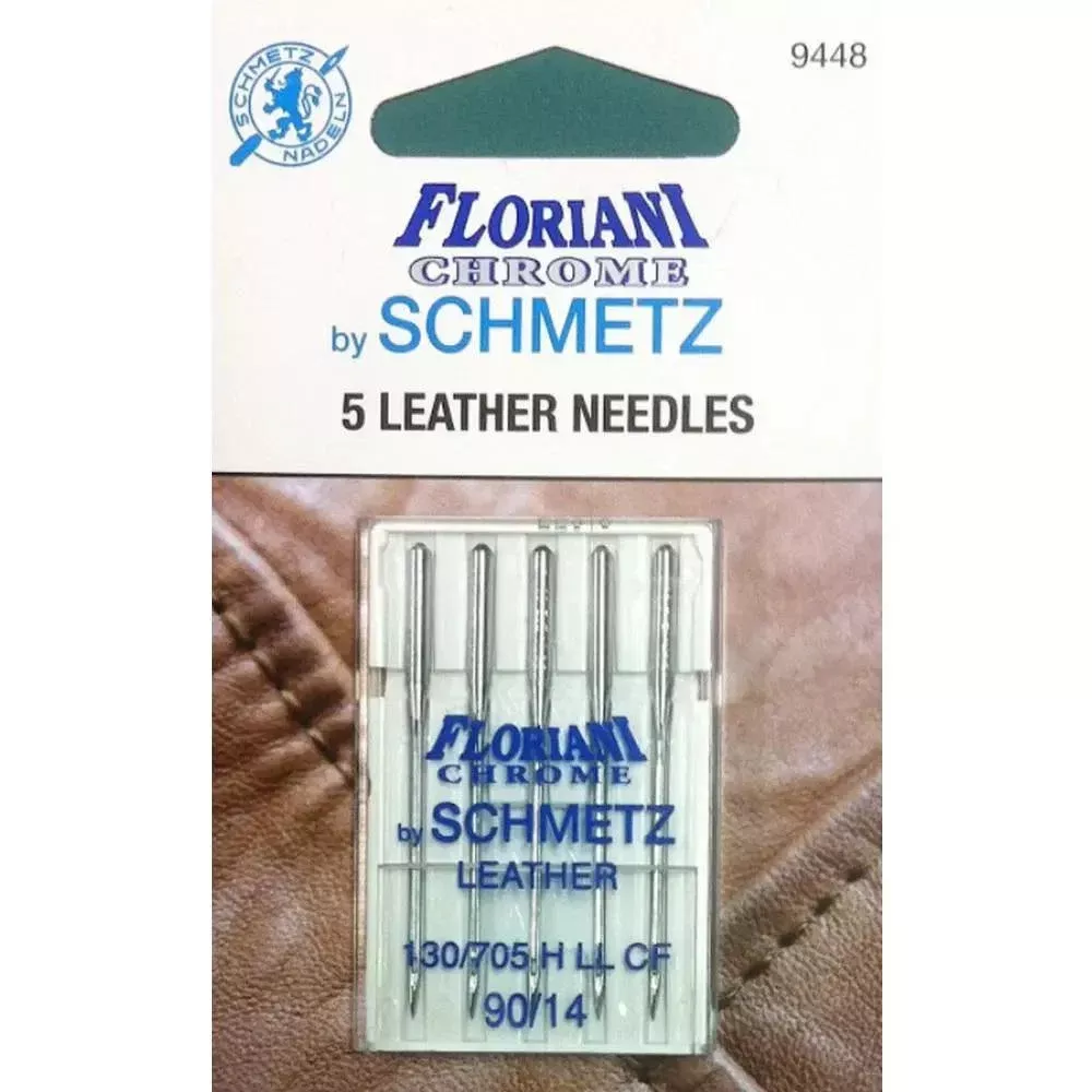 Schmetz Floriani Chrome Leather Needles 90/14 - 5 pcs