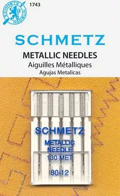 Schmetz - Universal Metallic Sewing Machine Needles - Size 80/12 - 5 pack - Art.1743
