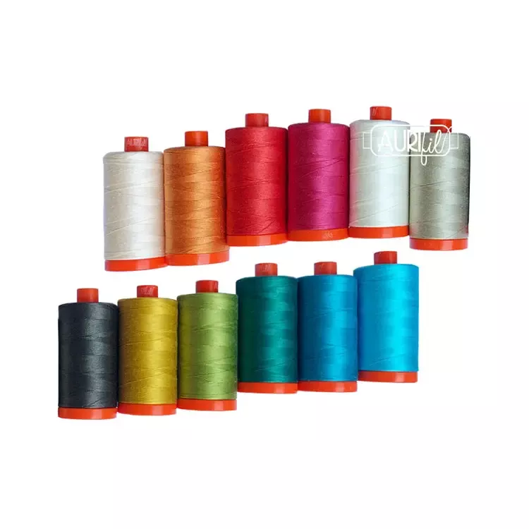 Secret Stash by Edyta Sitar, 50wt Thread Set by Aurifil