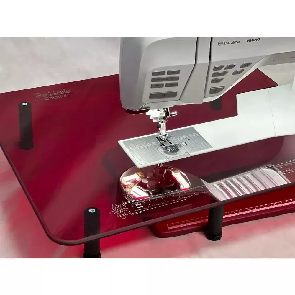 Sew Steady Colorful Extension Table, Red Please allow 2 -3 weeks for delivery