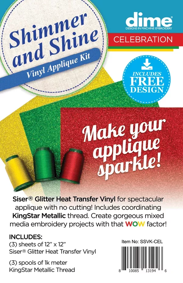 Shimmer and Shine Vinyl Applique Kit - Celebration - DIME - SSVK-CEL