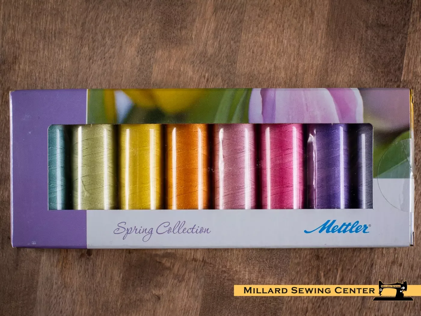 Silk Finish 50wt Cotton Thread Spring Kit by Mettler (8 Spools)