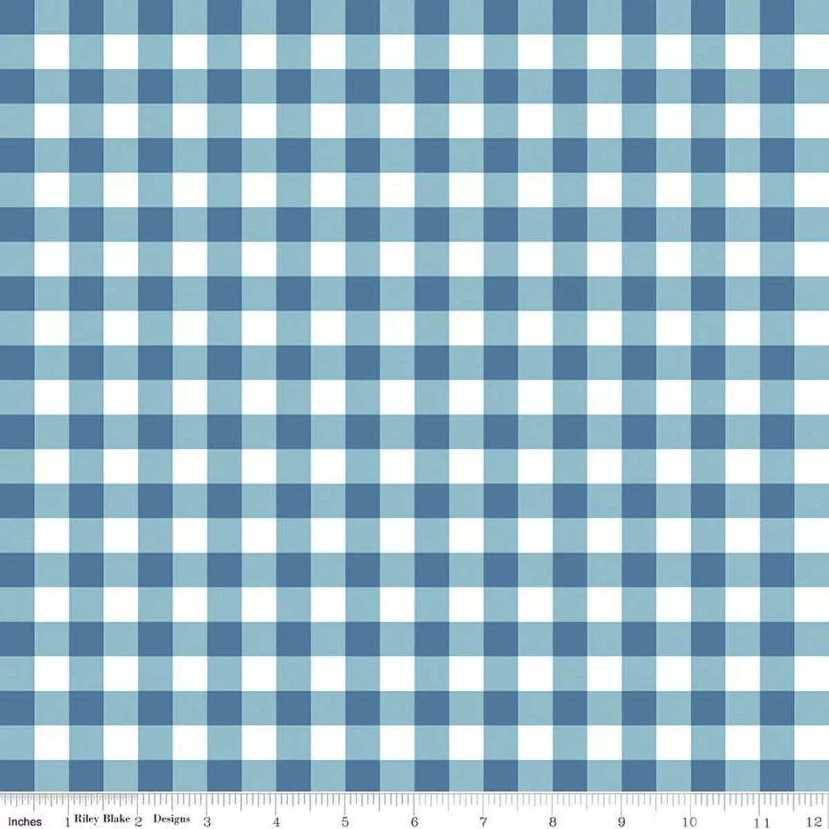 Simply Country - Gingham - per yard - by Tasha Noel for Riley Blake Designs - C13413-Denim