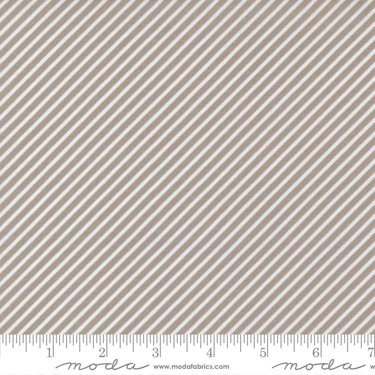 Simply Delightful - Stripe - by the yard - by Sherri & Chelsi - Moda - 37646 26-Grey -